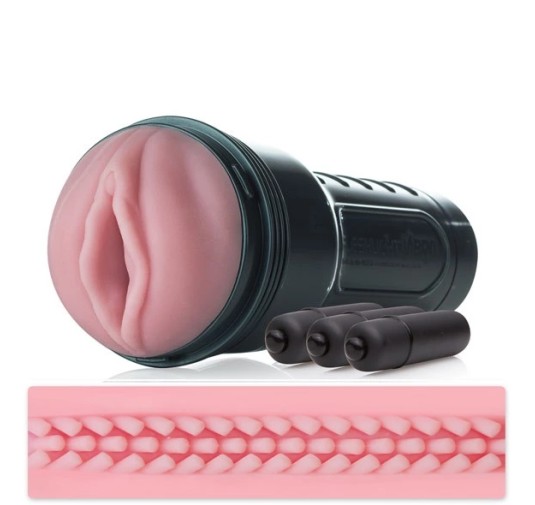 Masturbator wibrujący - Fleshlight Vibro Pink Lady Touch